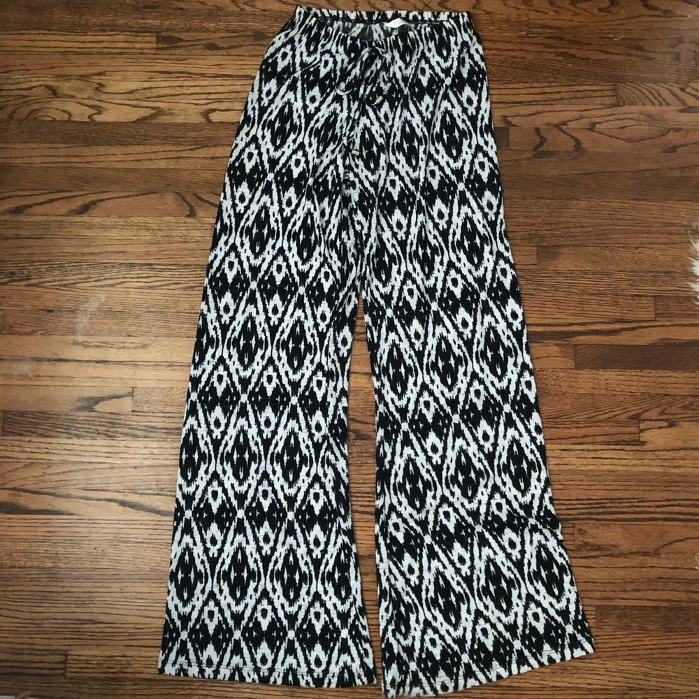 Lightweight flare beach cover up pants!